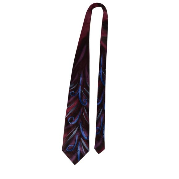J Garcia Banyan Trees Collection Fourteen Vintage 1996 Necktie 100% Silk - Picture 2 of 7